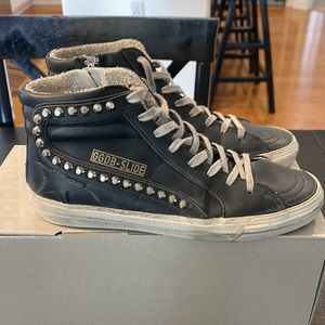 Golden Goose studded slides size 39